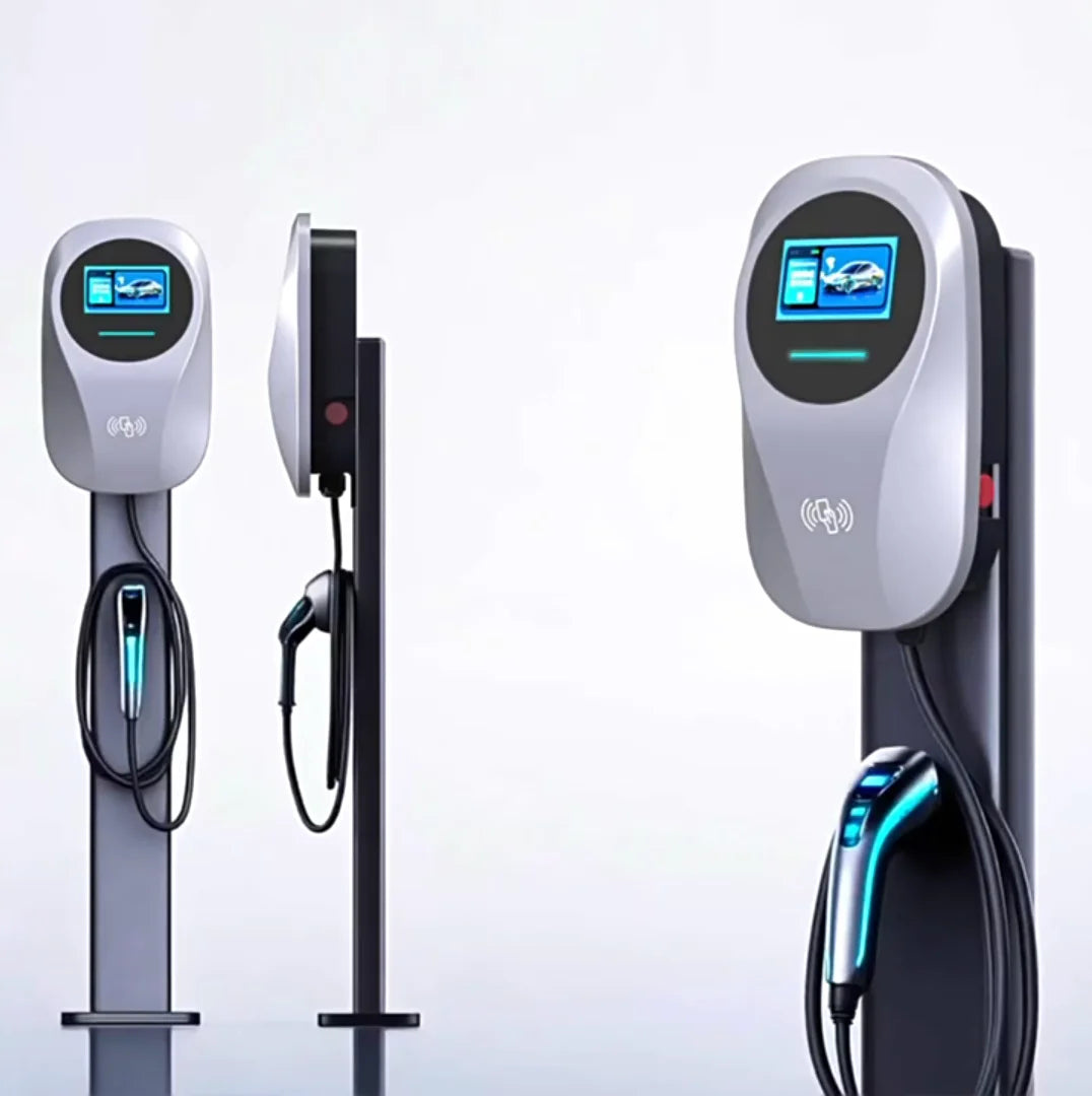 Smart/Home New 22kW AC EV Charger Type 1 Wallbox OCPP 1.6 RFID Wall Mounted Commercial EV Charging Station 3 Phase 32A
