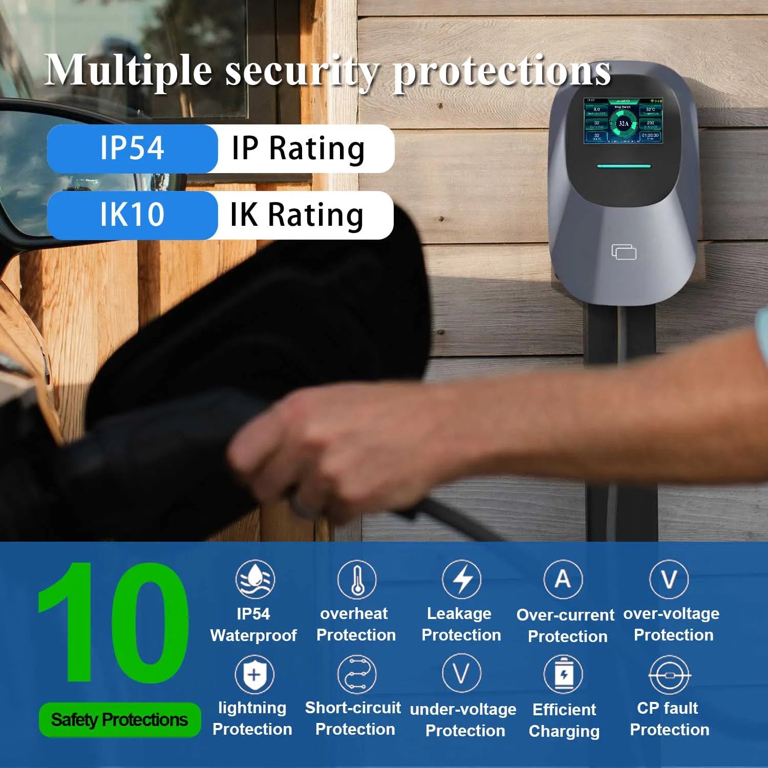 OCPP 1.6 RFID Commercial EV Cha DC Fast EV Charging Station-High-Power Electric Vehicle Charger 01