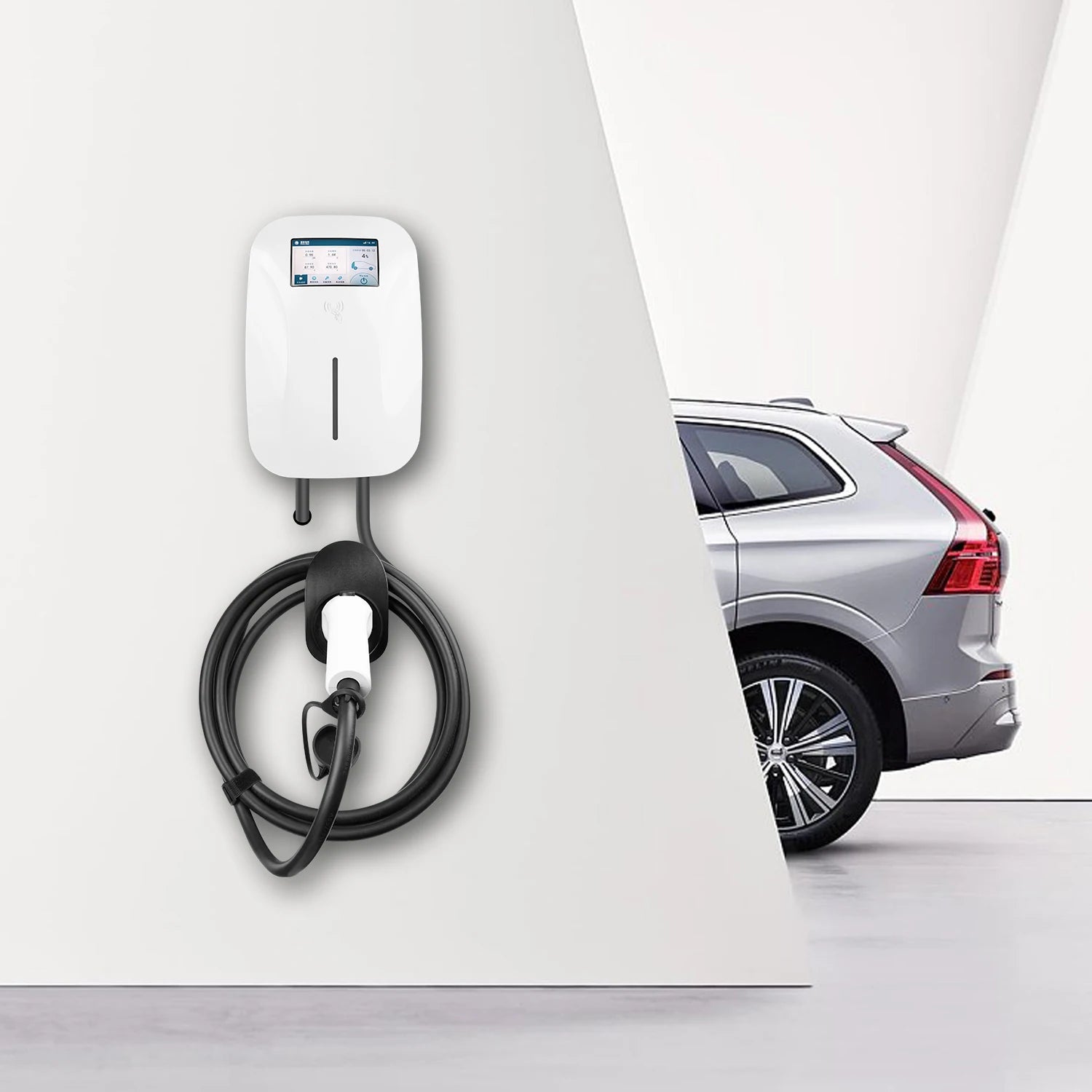New AC EV Charger 7kW Wallbox Type 2 GBT with OCPP 1.6J WiFi/GSM/4G for Residential & Commercial Use for 02