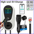 All-in-One Smart EV Charger with OCPP RFID 4G WiFi | 7kW-22kW Wall-mounted & Portable for Commercial Charging 01