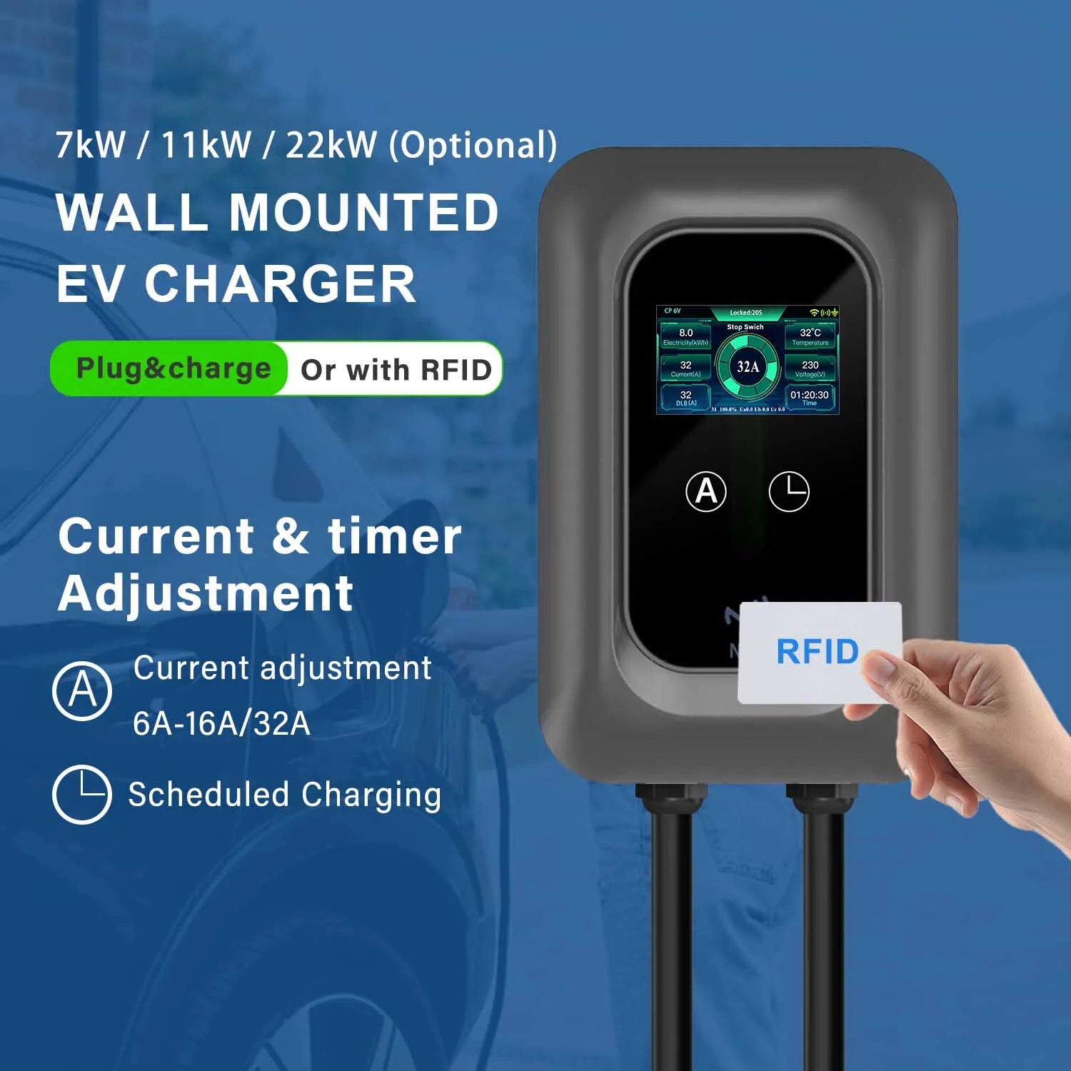 OCPP 1.6 RFID Commercial EV Cha DC Fast EV Charging Station for Electric Vehicles-High-Power Fast Charger 01