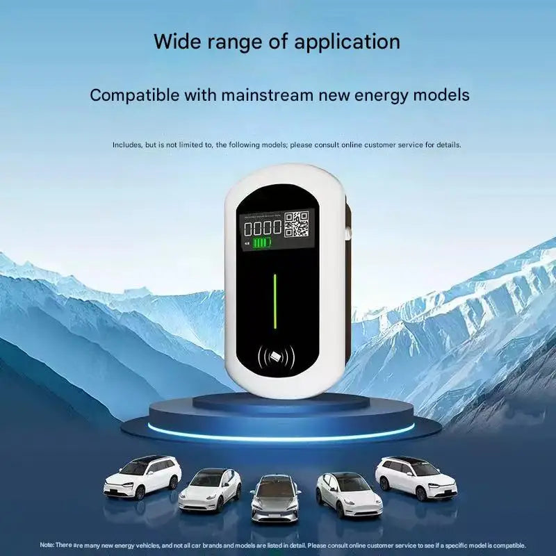7kW Type 2 EV Charging Station  32A 220V Wall-Mounted Home/Commercial Charger (OCPP Compatible)