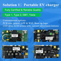 New 4G WiFi 7 kw 11kw 22kW AC EV Charger Type1/2 Wall Mounted OCPP 1.6 RFID Commercial Charging Station 3 Phase 32A 01