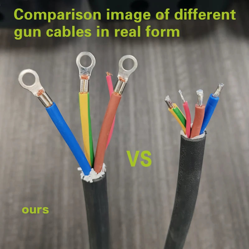 Commercial EV Charging Cable Type 2 16A 32A Durable Pure Copper Cable for EV Charging Station 01