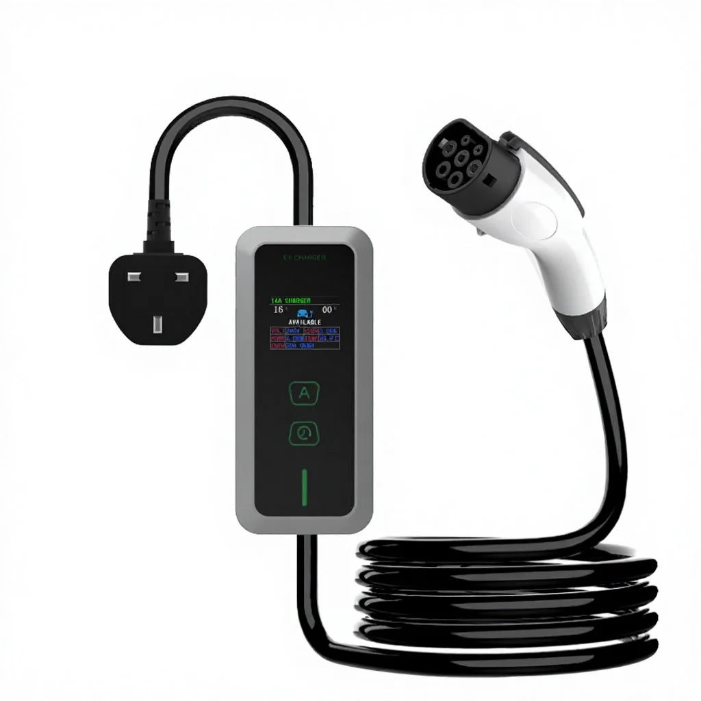 New Smart EV Charging Station US Type 2 with OCPP 4G RFID APP WiFi 3.5/7KW 110-240V Commercial Charger OEM/ODM Custom Branding