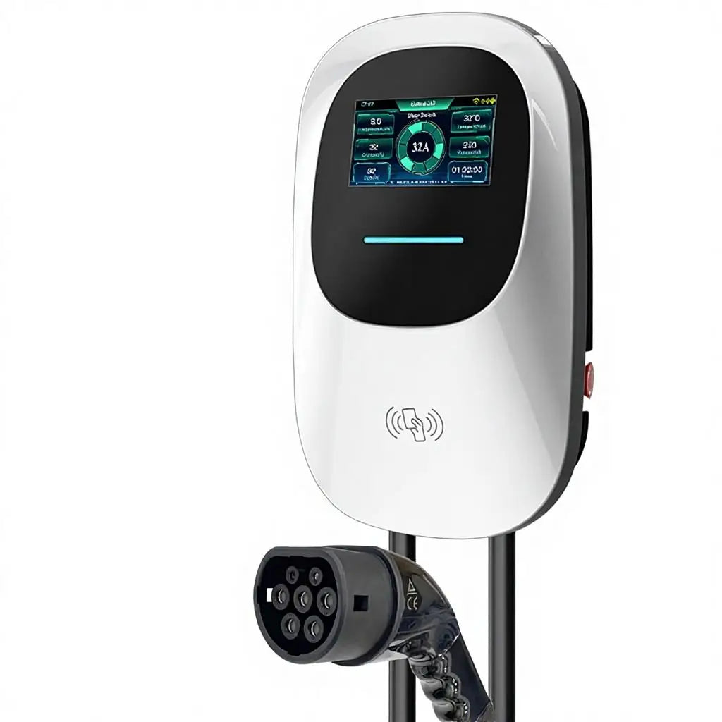 Supports OCPP for smart management, RFID for user access, and 4G/WiFi for remote control.  Ideal for commercial EV 01