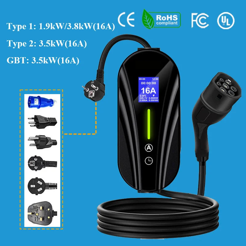 Universal EV Charger PCB Board Compatible with Type 2 J1772 GBT Smart Control Board with OCPP Function   04