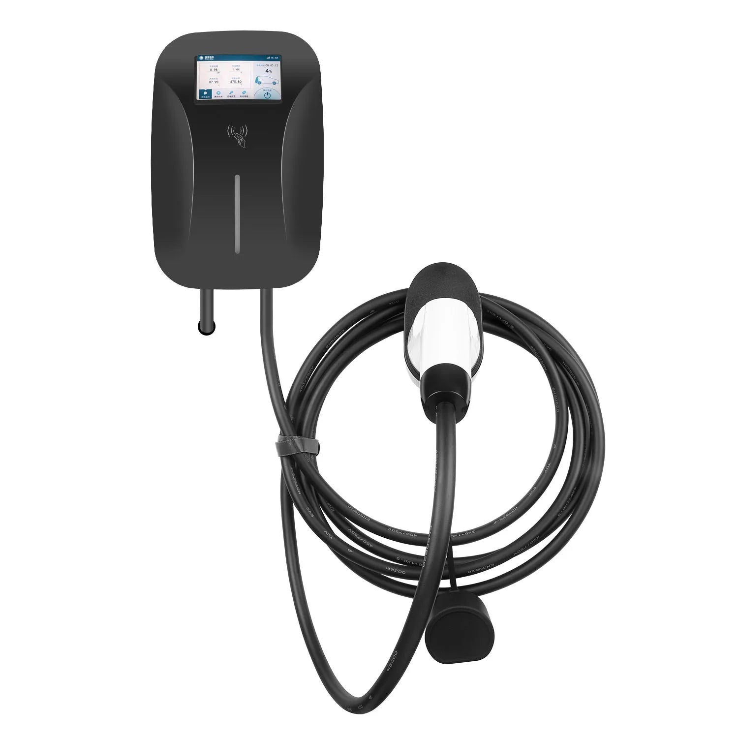 New AC EV Charger 7kW Wallbox Type 2 GBT with OCPP 1.6J WiFi/GSM/4G for Residential & Commercial Use for 02