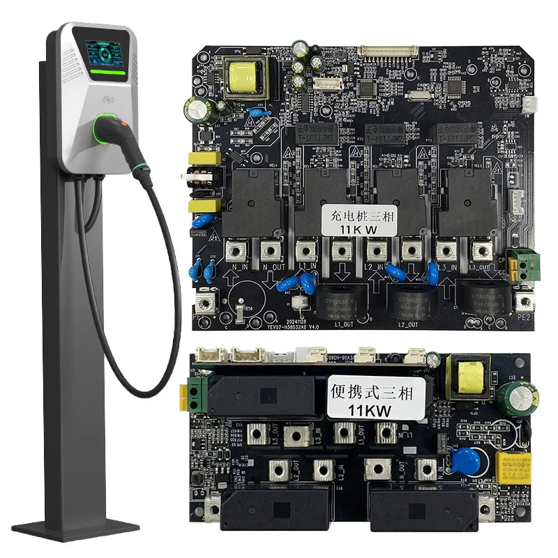 EV Charger EV Charger Accessories Type 2 J1772 GBT Cable Plug Connector PCB Control Board for Charging Station 01