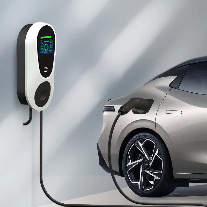 OEM 22kW AC EV Charger Type1/ 2 Wall Mounted OCPP 1.6 RFID Commercial EV Charging Station 3 Phase 32A 01