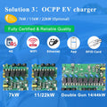 Future Energy 7 kw  11kw 22kW AC EV Charger Type1/ 2 Wall Mounted OCPP 1.6 RFID Commercial EV Cha...