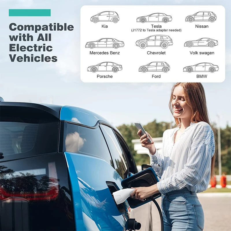 Future Energy 22kW AC EV Charger Type 2 Wall Mounted OCPP 1.6 RFID Commercial EV Charging Station...