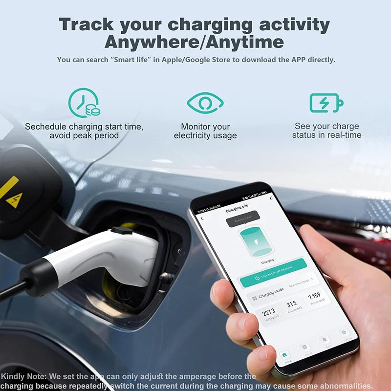 Future Energy 22kW AC EV Charger Type 2 Wall Mounted OCPP 1.6 RFID Commercial EV Charging Station...