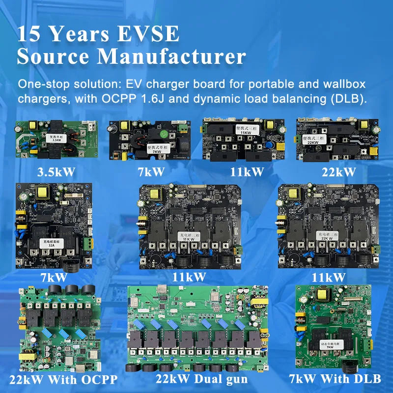 EV Charger Control Board PCB Main Board with OCPP RFID 4G WiFi for Smart Charging Station 01